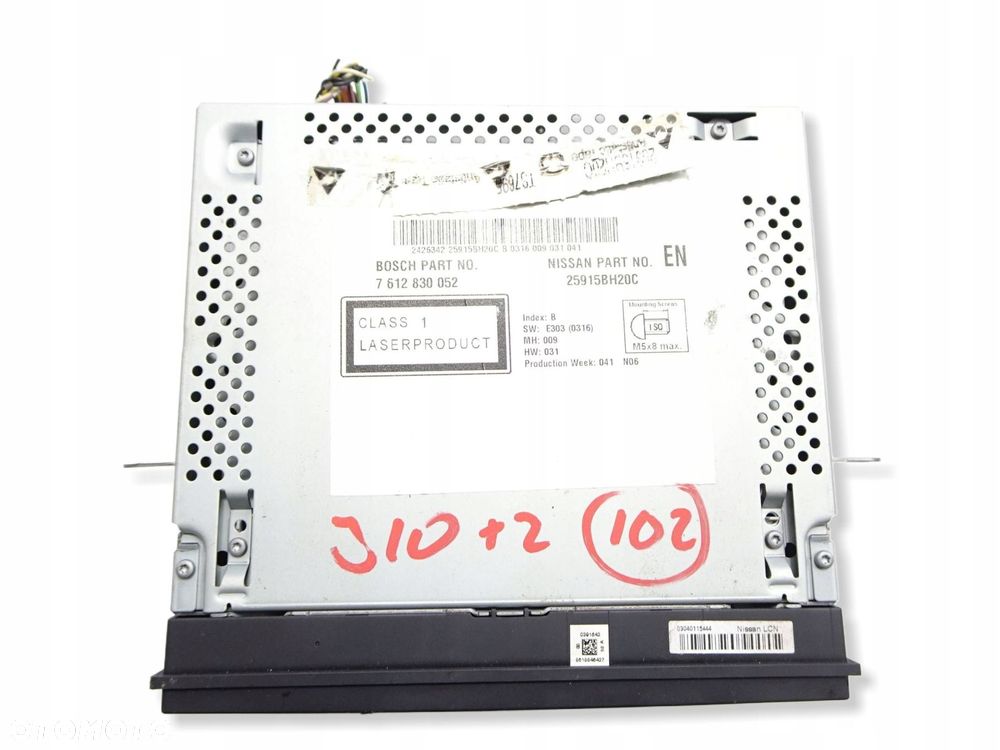 radio cd nissan qashqai j10 lift 10-13 r. 25915bh20c - 6