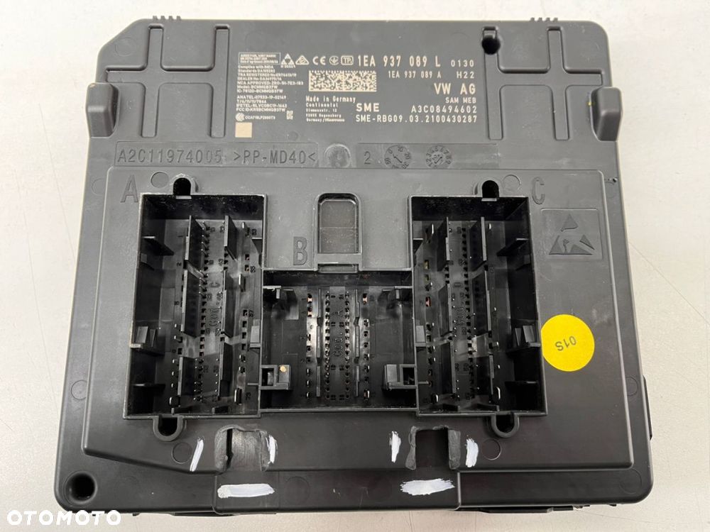Moduł VW id 3 komputer komfortu 1ea937089l - 1