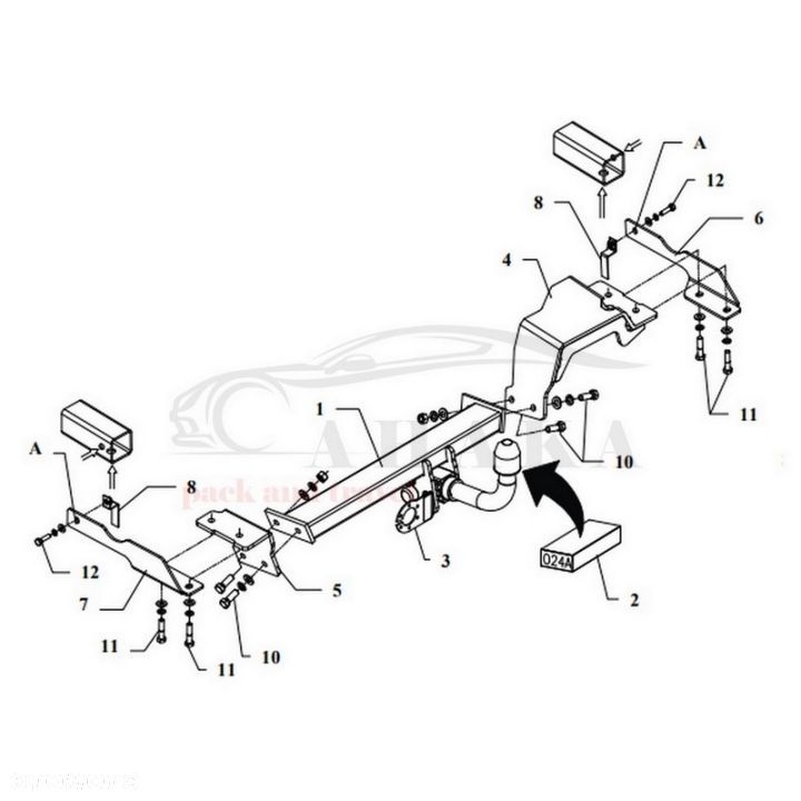 Hak Holowniczy Automat Do Toyota Yaris Hatchback 1999-2005 - 3