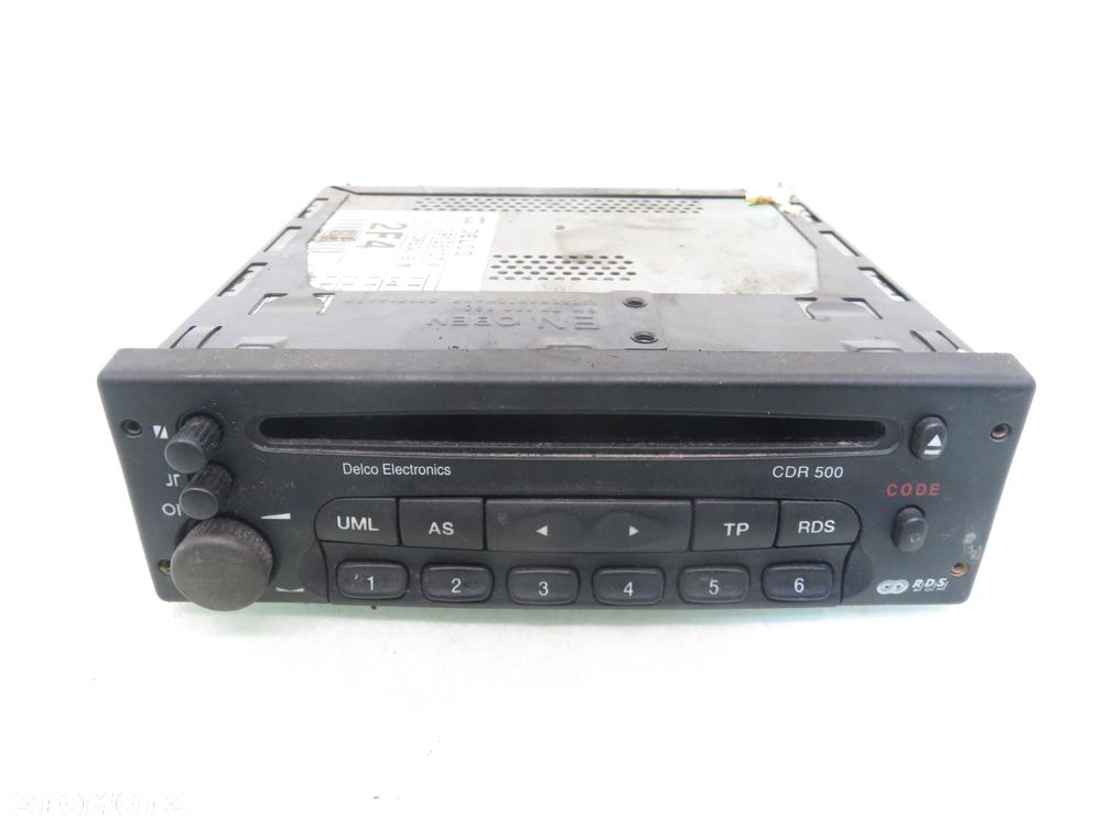 RADIO OPEL VECTRA B 09136107 CDR500E - 1