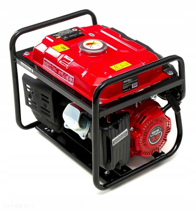 KRAFTDELE AGREGAT PRĄDOTWÓRCZY GENERATOR PRĄDU 12/230V 1500W 3KM KD146 - 6