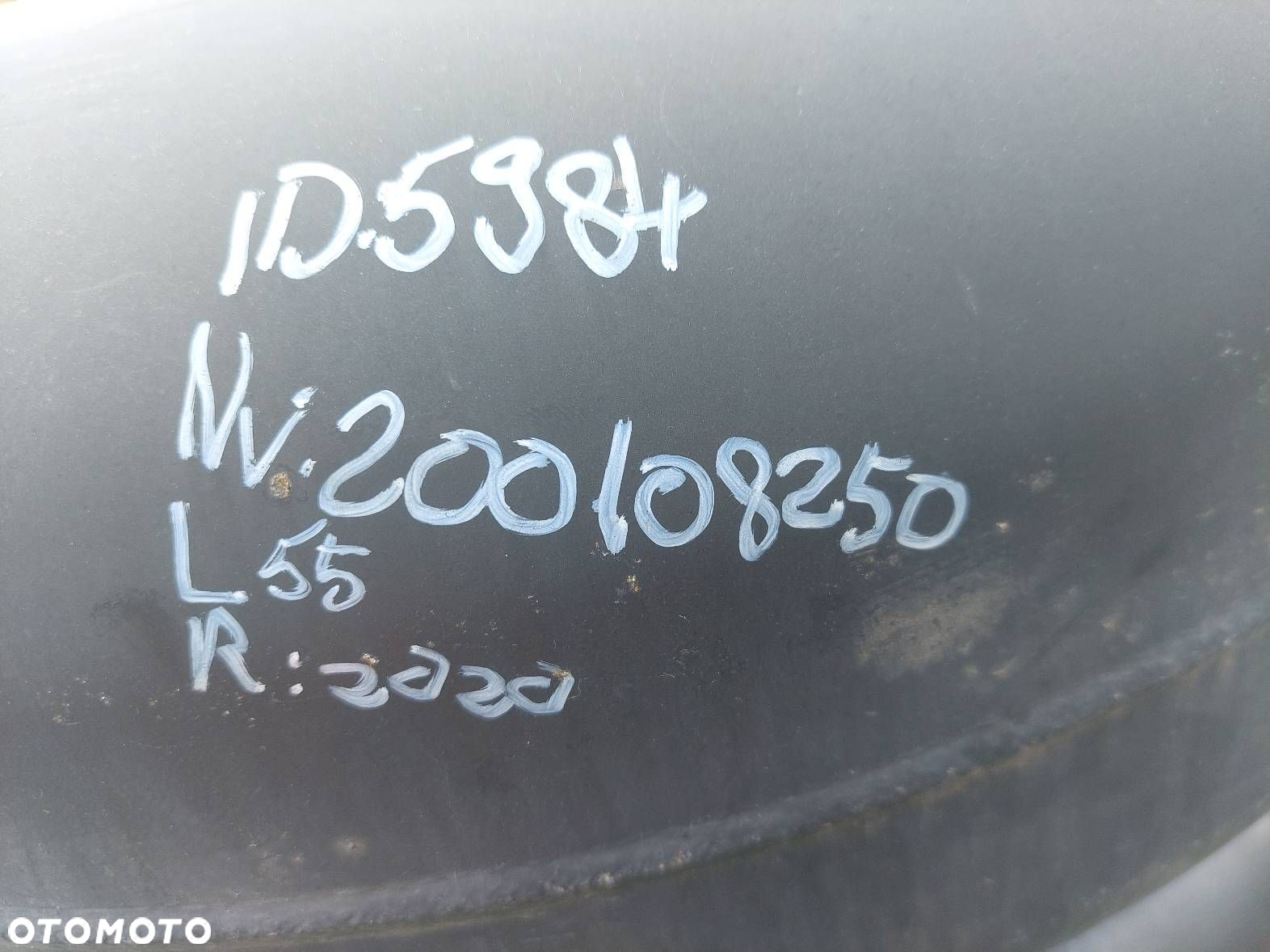 BUTLA GAZOWA LPG 55L 2030R W KOŁO PAPIER + ZAWÓR - 2