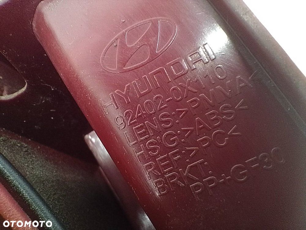 LAMPA TYLNA PRAWA HYUNDAI I10 FL I 92402-0X110 HATCHBACK - 6