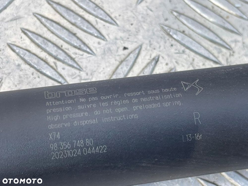 CITROEN DS7 SIŁOWNIK KLAPY TYŁ PRAWY CROSSBACK 983567480 - 2