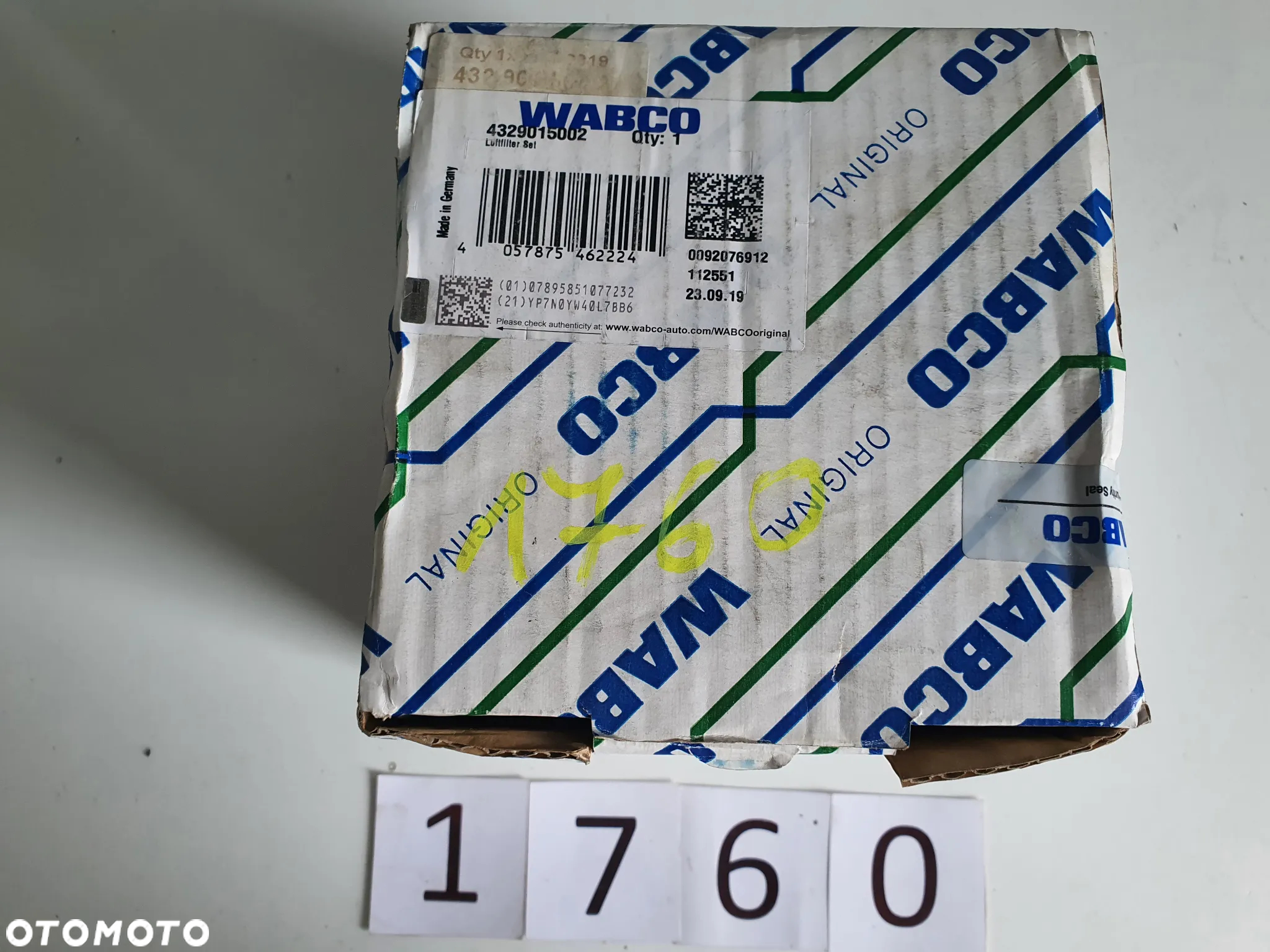 Filtr osuszacza, WABCO 4329015002, Renault, Volvo - 5
