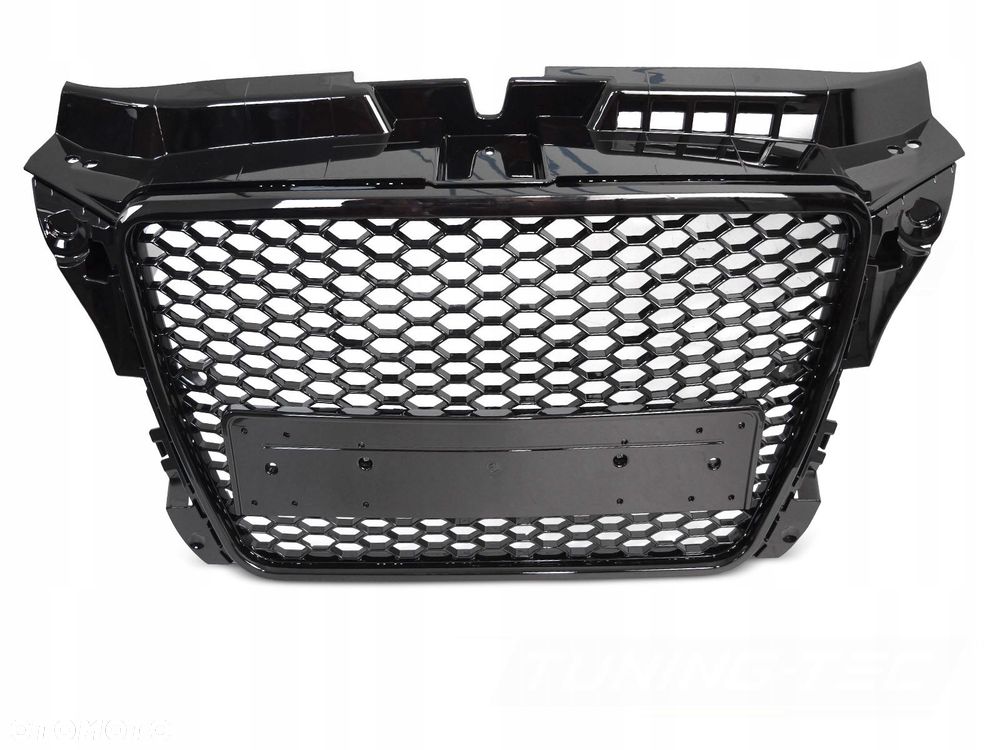 Atrapa Grill Kratka Plaster miodu czarna RS look Audi A3 8p Lift 2008-12 - 1