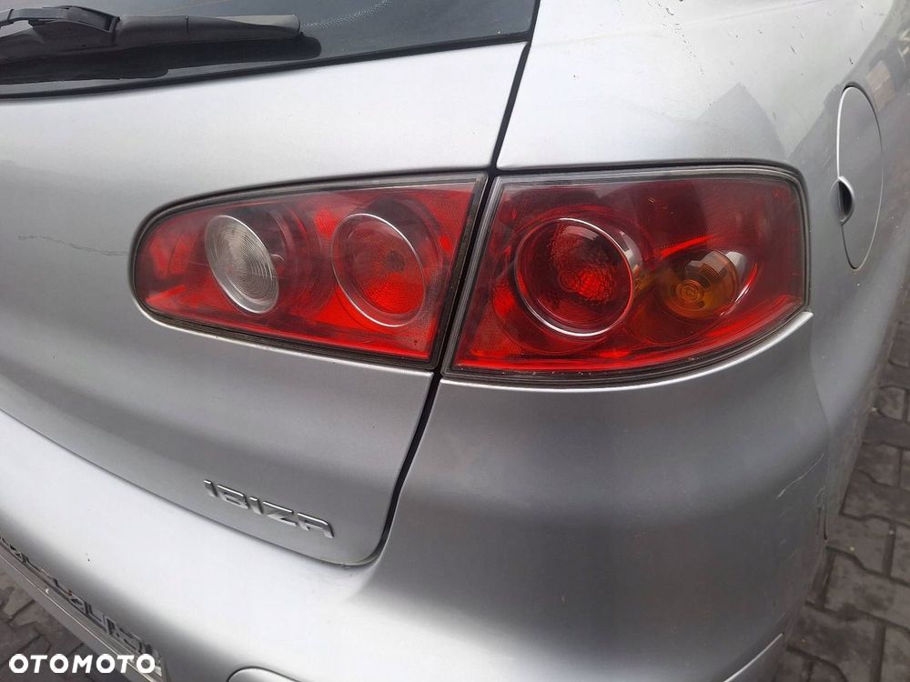 KOMPLETNY TYŁ KLAPA ZDERZAK LAMPA TYŁ SEAT IBIZA III HB 5D LS9N - 8