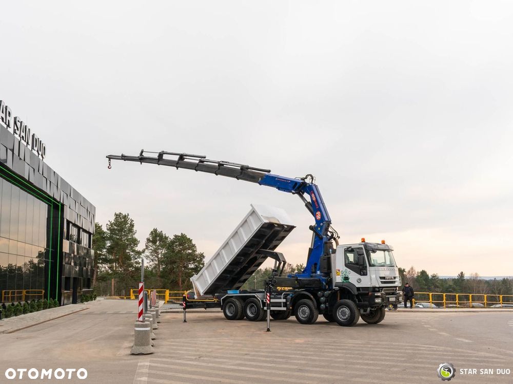 Iveco TRAKKER 450 8x8 PM 85SP HDS Żuraw Wywrotka - 3