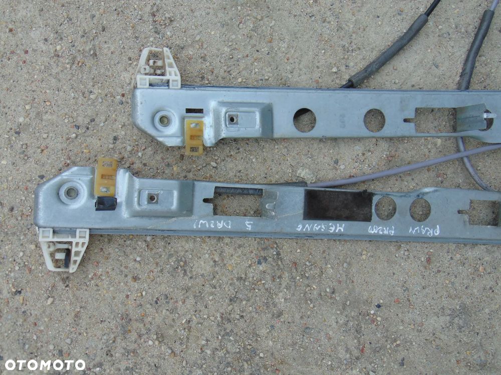 ORYGINAŁ podnośnik mechanizm szyby pasażera prawy przód przedni Renault Megane 2 II 5D 5 drzwi 02-08r - 18