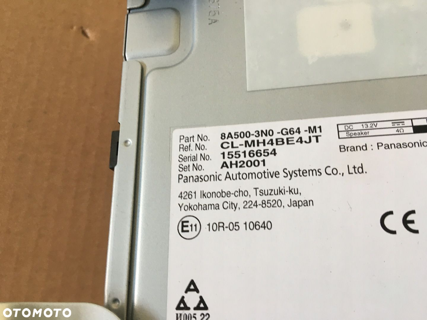 HONDA HR-V HRV III 21- RADIO MODUŁ STEROWNIK NAWIGACJI 8A500-3N0-G64-M1 - 2