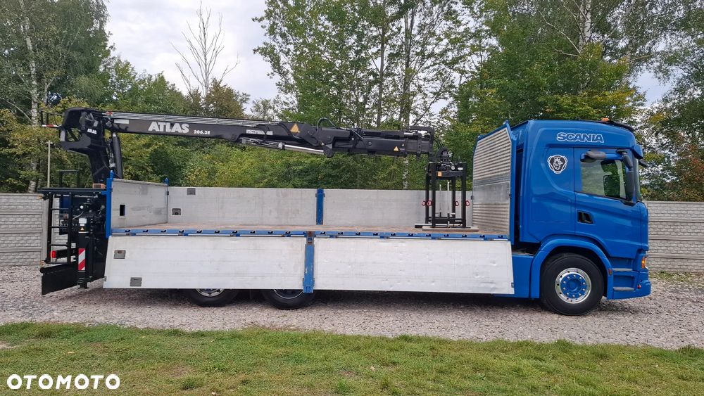 Scania ''S''  G 450* 6x2*+DŻWIG KRAN HDS ATLAS 206.3VE  WYSÓW 11,2m * Sterowanie Radiowe* ROTATOR* CHWYTAK do PALET* Skrzynia 6.8m* 298000km - JAK NOWA* z NIEMIEC - 21