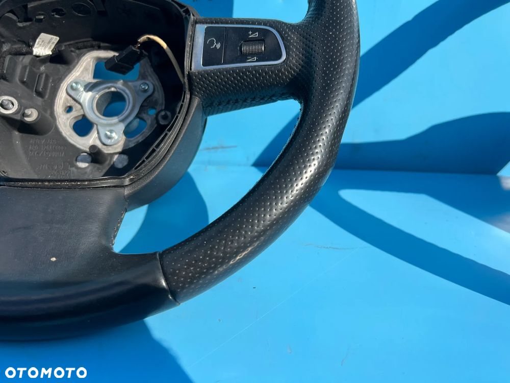 KIEROWNICA SKÓRA MULTIFUNKCJA AUDI A3 8P 8P0124A - 5