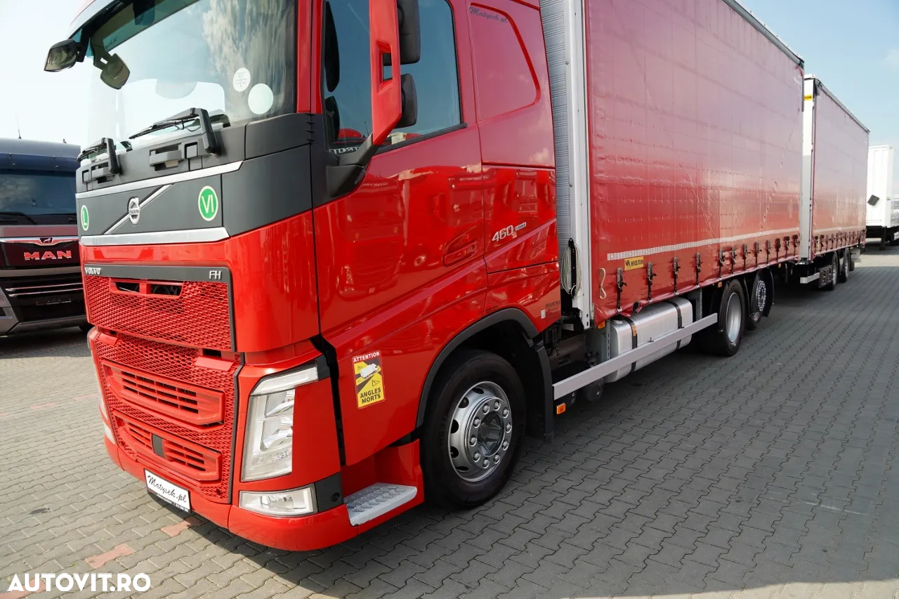 Volvo FH 460 / COMBINAȚIE TANDEM / TRAVERSE / MEGA / I-PARK COOL / DIRECȚIE AXĂ RAPIDĂ / CORTINĂ RANFORSATĂ / CONTRACT POST-SERVICE - 8