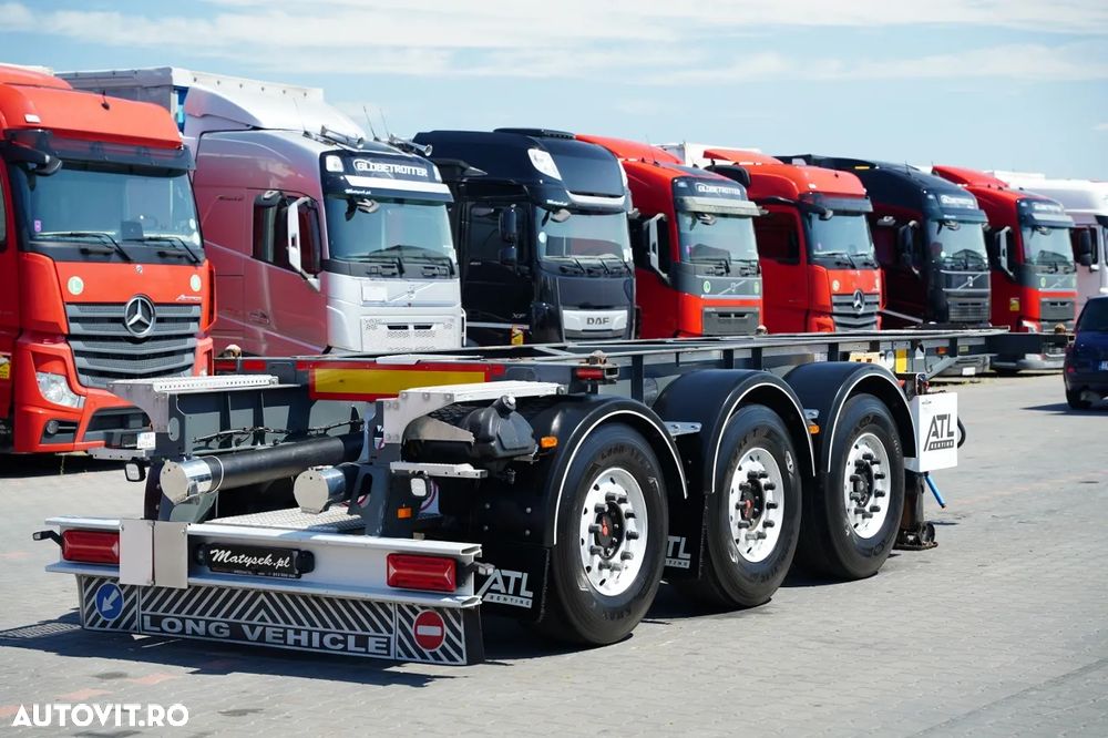 Van Hool / SEMIREMORCĂ CONTAINER / SUB REZERVOR / ADR COMPLET / 3 AXE / AXE SAF / JANTE DIN ALIAJ - 7