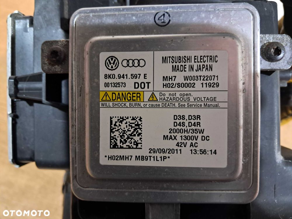 Lampa reflektor AUDI A5 8T LIFT Bi Xenon prawa lewa prawy lewy przód - 14