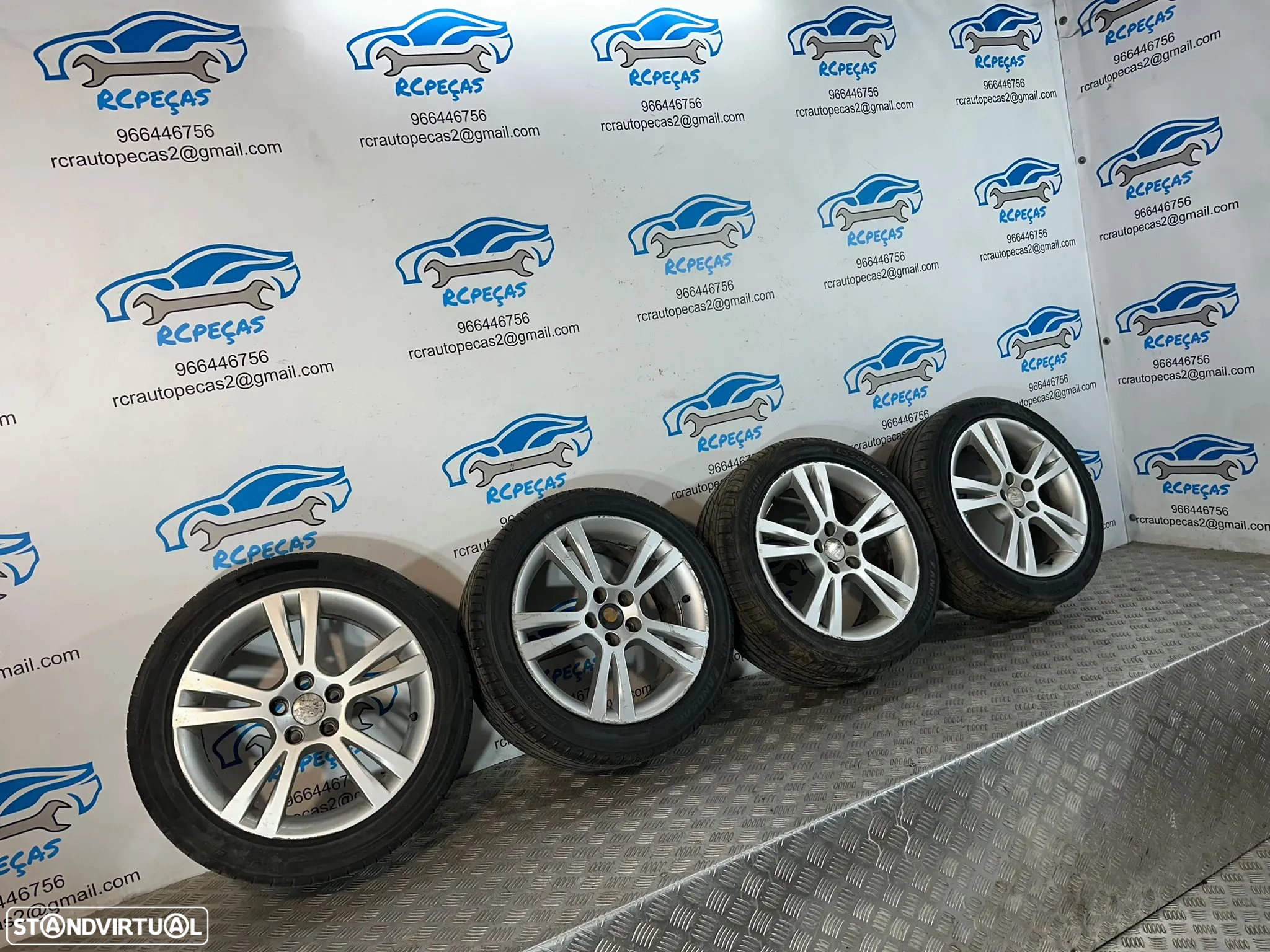 .Conjunto De Jantes 16 Originais Seat 5x100 7J ET43 6J0601025B - 3