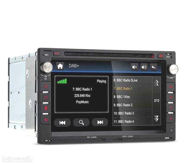 AUTO RADIO ANDROID 10 2DIN 7" PARA SEAT SKODA VOLKSWAGEN VW USB GPS TACTIL HD - 5