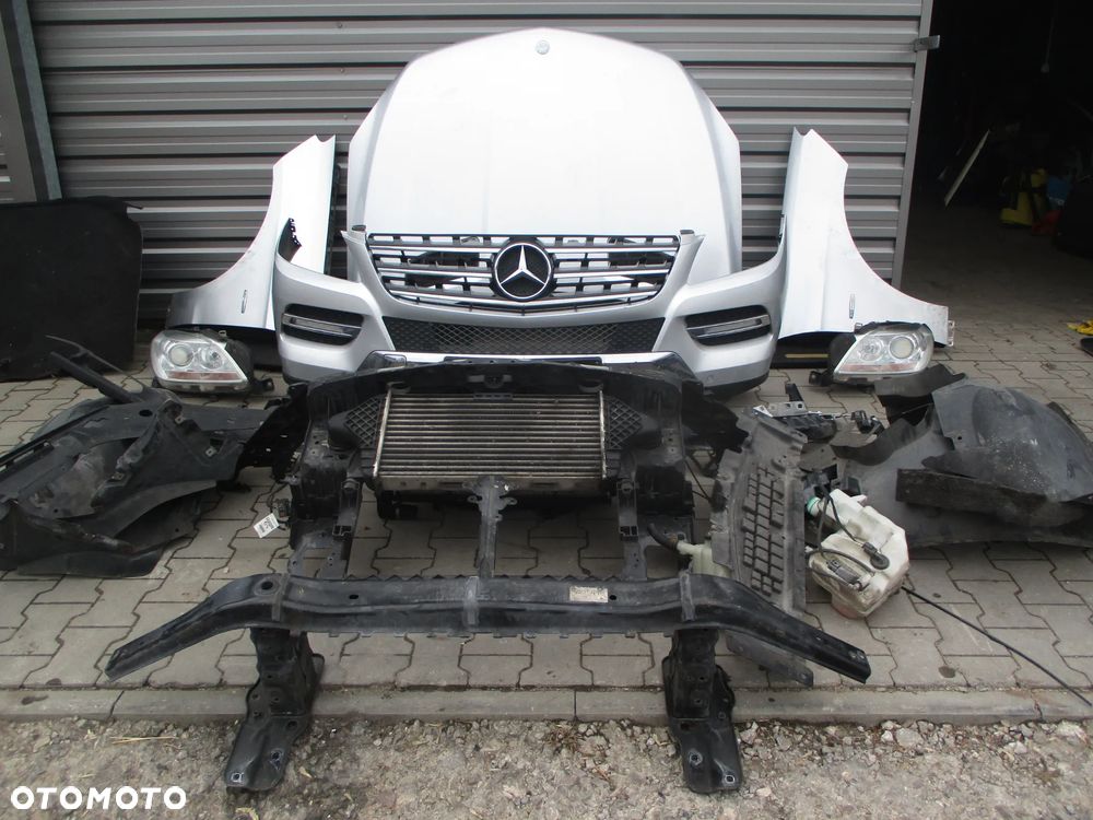 MERCEDES BENZ ML W166 2011- MASKA ZDERZAK KOMPLETNY PRZÓD SREBRNA 775 - 1