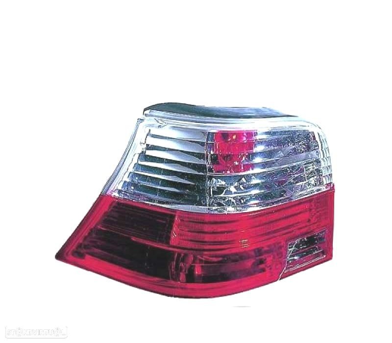 PILOTOS VOLKSWAGEN VW GOLF 4 97-03 VERMELHO CROMADO - 1