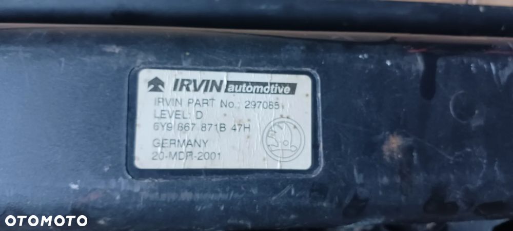 Roleta bagażnika Skoda Fabia I kombi - 4