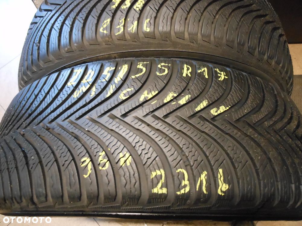Opony 205/55r17 michelin alpin 5 6,5mm zima para - 2