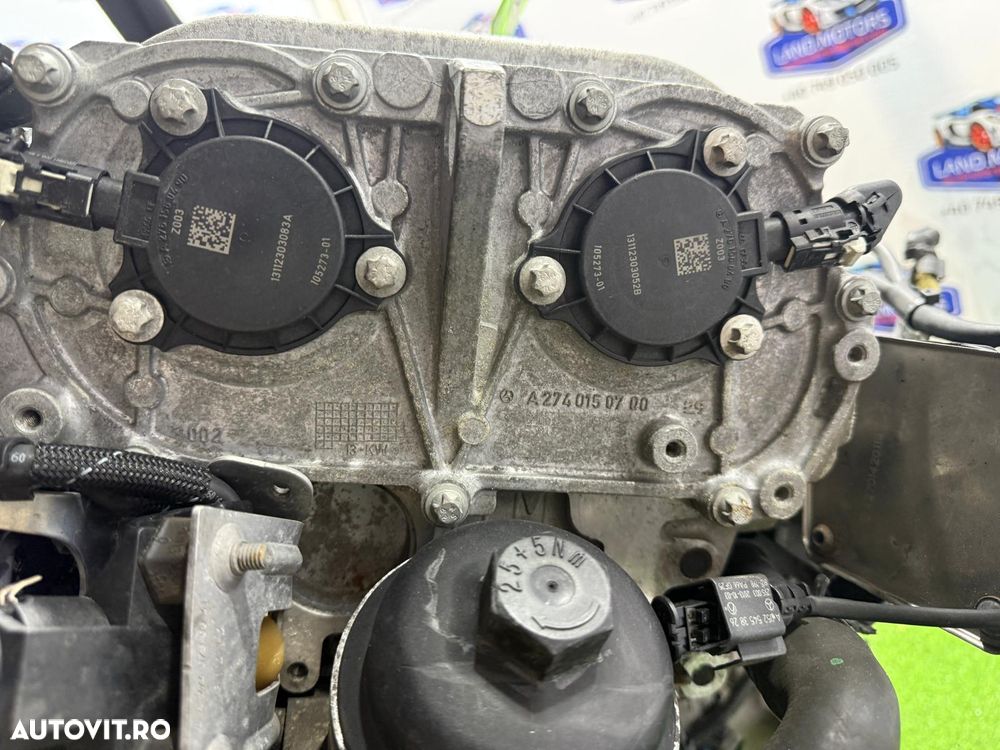 MOTOR COMPLET MERCEDES BENZ 1.6 BENZINA BlueEFFICIENCY 156 CP / 115 kW 274.910 / M274 2014-2021 (PUȚIN AVARIAT) - 5