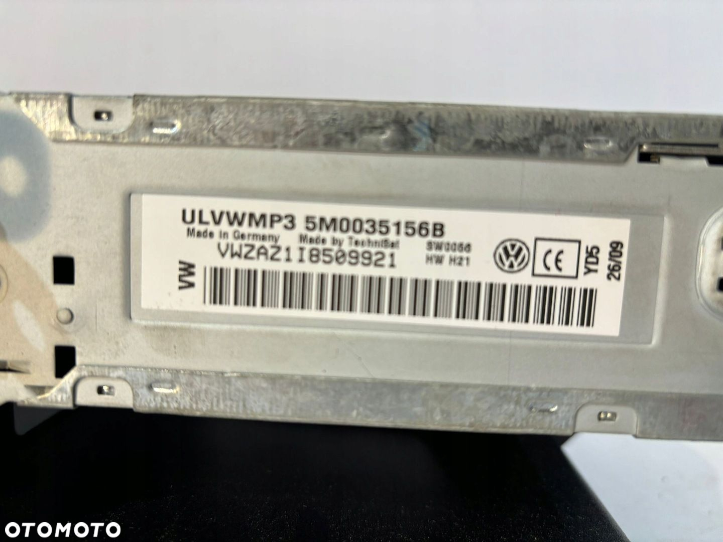 VW POLO 6R Radio CD 5M0035156B - 13798 - 5