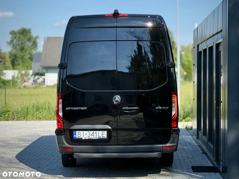 Mercedes-Benz Sprinter 315 CDI / Maxi L3 H2 / 2021 ROK Automat 9G Tronic / Czarny / Reflektory LED / Zarejestrowany w PL - 10