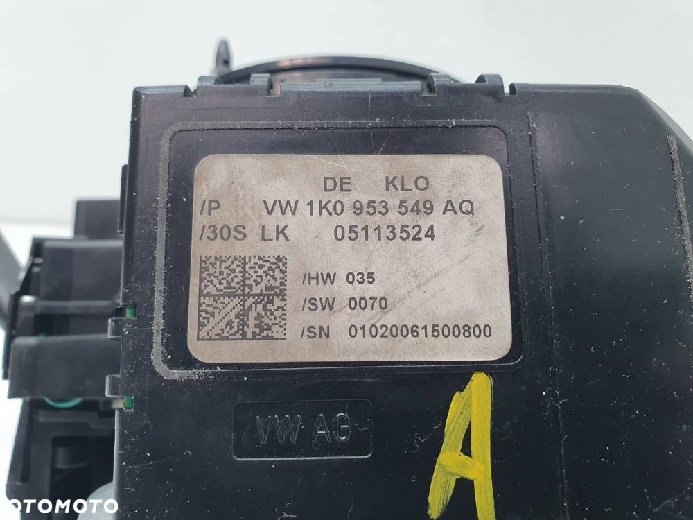 PRZEŁĄCZNIK ZESPOLONY TAŚMA STACYJKA VW TOURAN I 1K0953549AQ 1K0953513G - 9