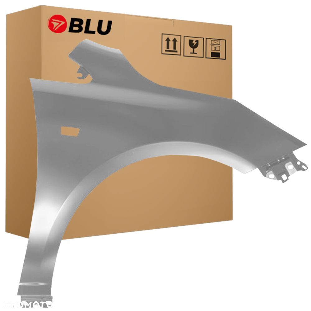 BLU Błotnik OPEL CORSA E Z20R prawy czarny 14-19 przód Star Silver Met. - 1