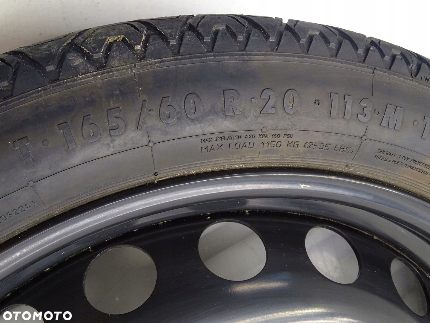 KOŁO DOJAZDOWE ZAPASOWE R20 AUDI A8 S8 D4 5X112 5J ET22 4H0601027D - 5