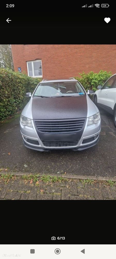 Bară față grilă capotă Volkswagen Passat B6 2005-2010 - 2