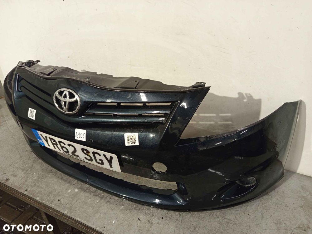 + ZDERZAK PRZÓD PRZEDNI DO TOYOTA AURIS I 1 LIFT FL 1H2 GRANAT GRANATOWY HALOGENY - 2