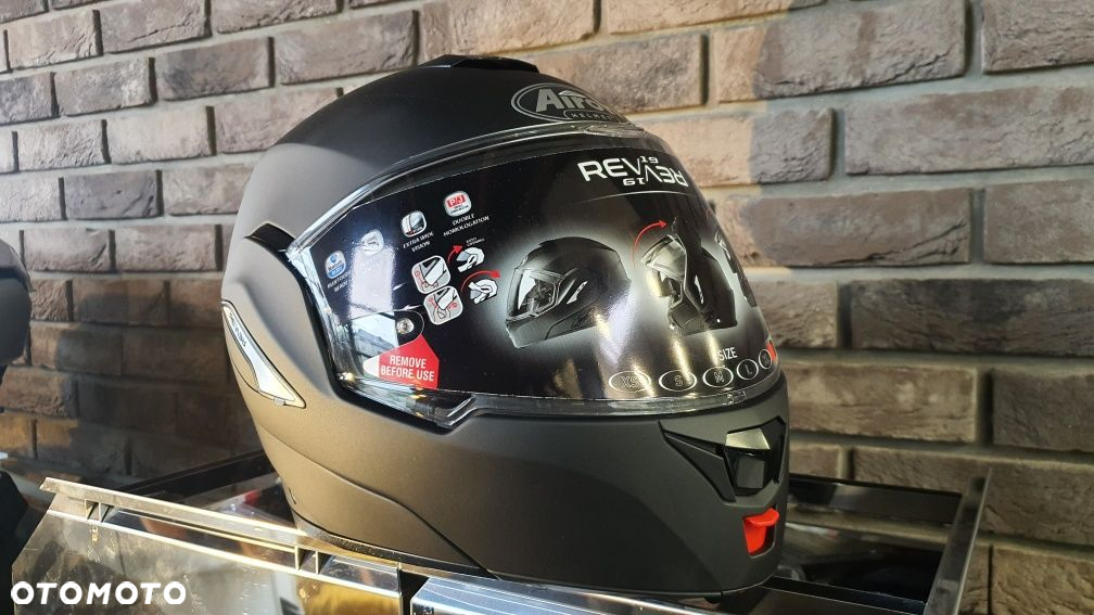 Kask Airoh Rev podnoszona szczęka do tyłu otwierany całkiem do tyłu L - 2