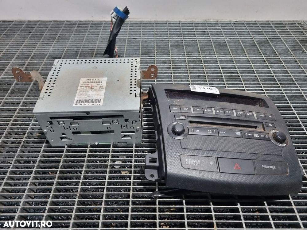 Cd player Mitsubishi Outlander 2009 - 2012 (1429) MN141319 - 1