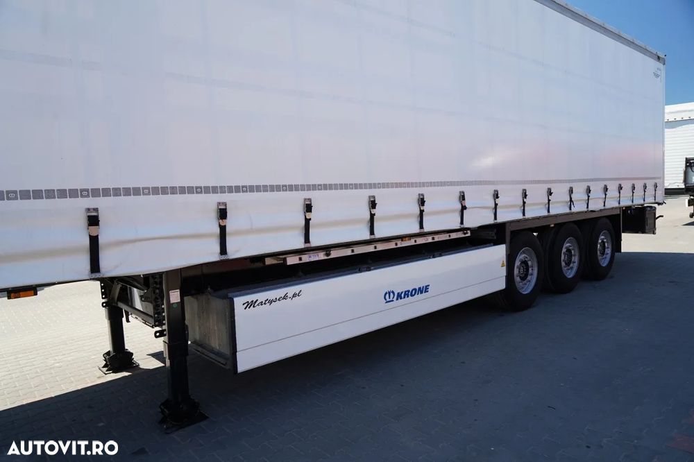 Krone REMORCĂ CU PRELĂ KRONE / 2024 / COȘ PENTRU PALEȚI / 2 AXE RIDICATIVE / PUȚIN FOLOSITĂ / 80.000 KM - 10