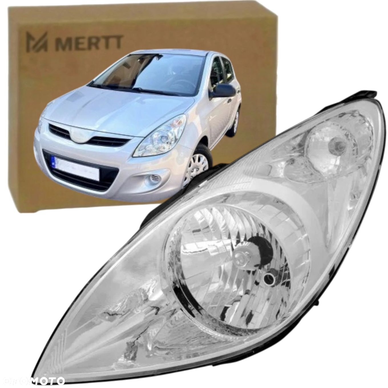 HYUNDAI I20 2008-2012 REFLEKTOR LAMPA PRZEDNIA LEWA NOWA 92101-1J010 - 2