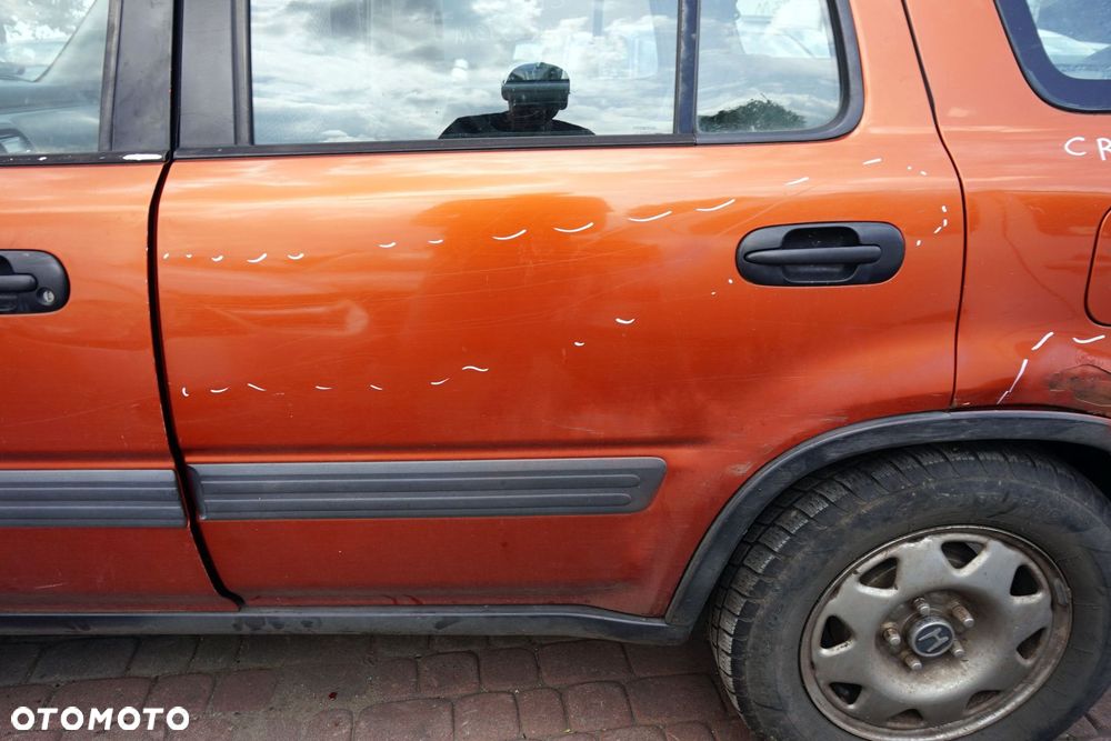 DRZWI TYLNE LEWE CRV CR-V I   POMARAŃCZOWY HONDA 1995-2001 - 3