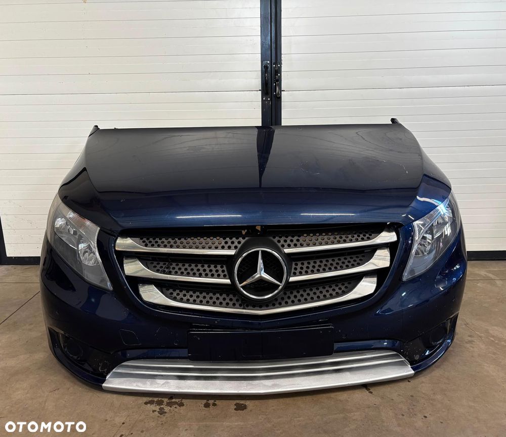 KOMPLETNY PRZÓD MERCEDES VITO W447 MASKA BŁOTNIK LAMPY CHŁODNICE - 5