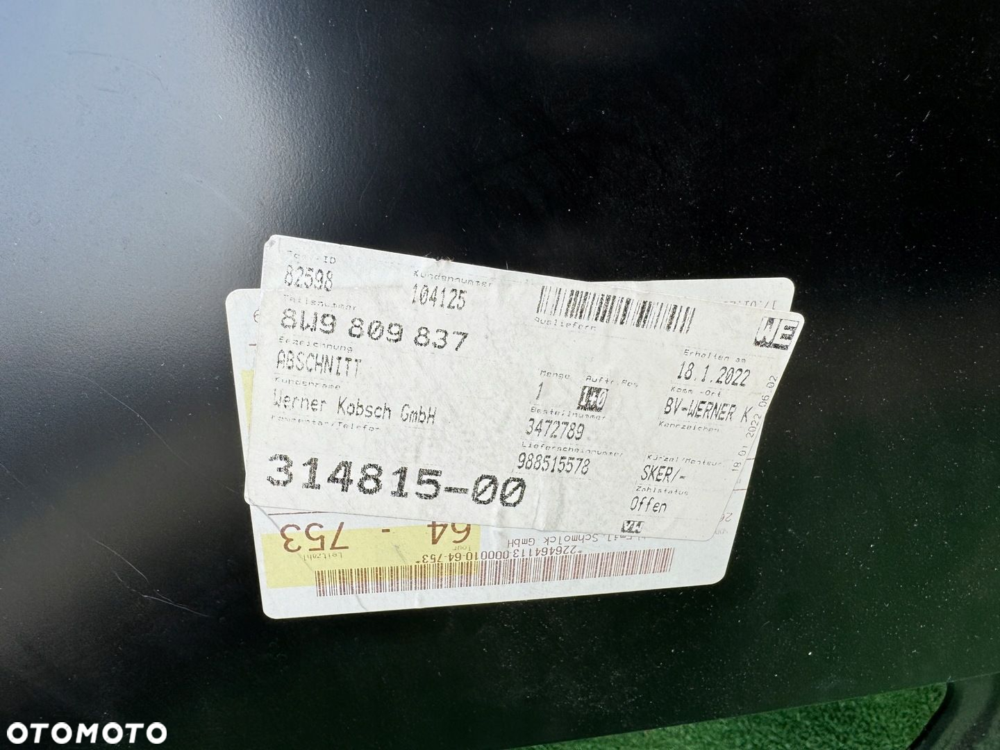 AUDI A4 B9 8W9 KOMBI 15-19 BŁOTNIK LEWY TYLNY LEWY TYŁ EU ORG - 8