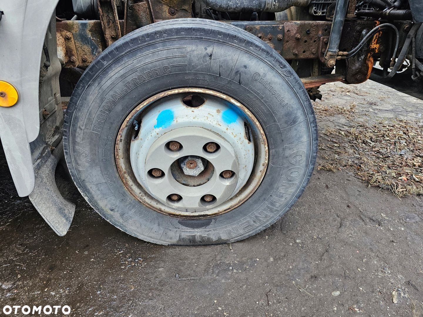 KOŁO FELGA OPONA ZAPAS IVECO EUROCARGO CONTINENTAL LSR1 225/75 R 17,5 R17.5 - 1