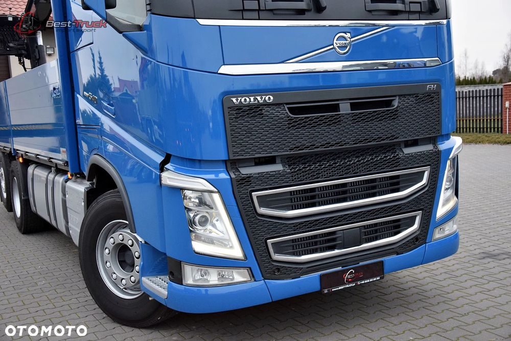 Volvo FH 540 / 6X2 / CAŁY NA PODUSZKACH /  OŚ SKRĘTNA PODNOSZONA  / HDS HIAB K177 PRO / ROTATOR / SKRZYNIA 6,7 M  / - 13