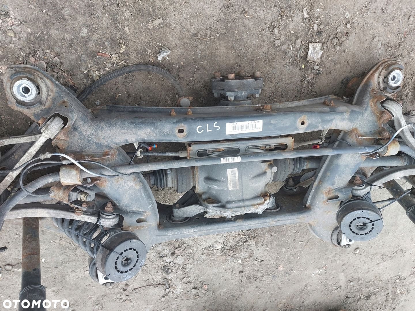 SANKI TYL ZAWIESZENIE MERCEDES CLS W218 KOMPLETNE PIASTA POLOS DYFER WAHACZ - 3