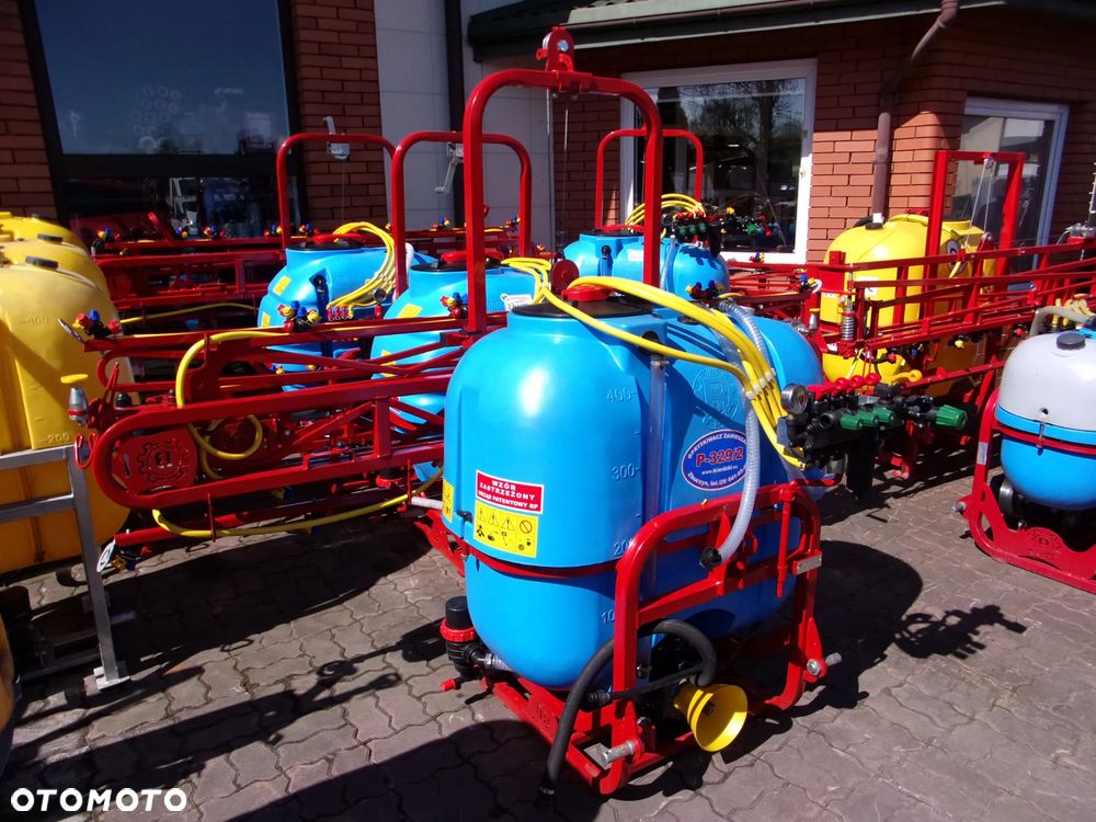 Inny Opryskiwacz przyczepiany polowy Biardzki 329/29 1500 litrów / opryskiwacz sadowniczy przyczepiany "Ślęza" TL1000S Tad-Len, Opryskiwacz sadowniczy zawieszany 400 Litrów TL400S TAD-LEN z przystawką wentylatorową 4028 - 36
