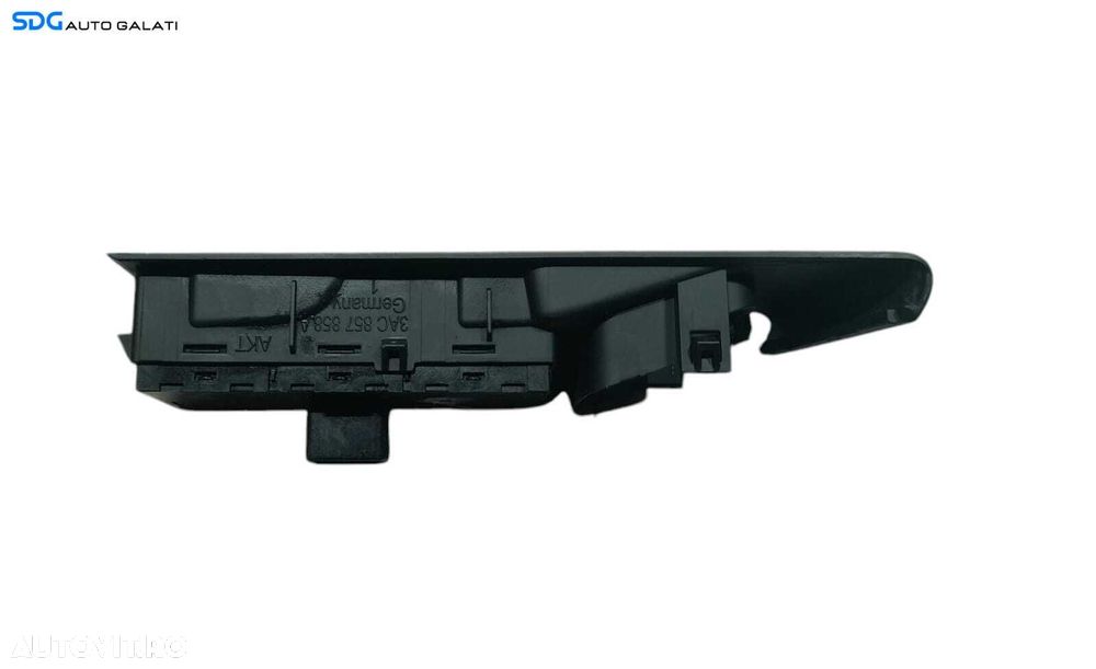 Consola Panou Buton Butoane Geam Geamuri Electrice de la Portiera Stanga Fata Sofer Volkswagen Passat B7 2010 - 2015 Cod 1K4959857B 3AC857858A [N0563] - 5