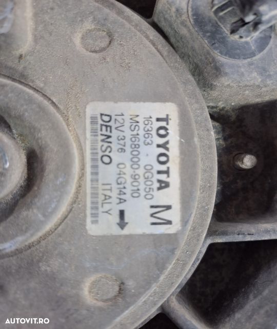 Electroventilator GMV 16363-0g050 Toyota Avensis 2 T25  [din 2002 pana  2006] seria - 3