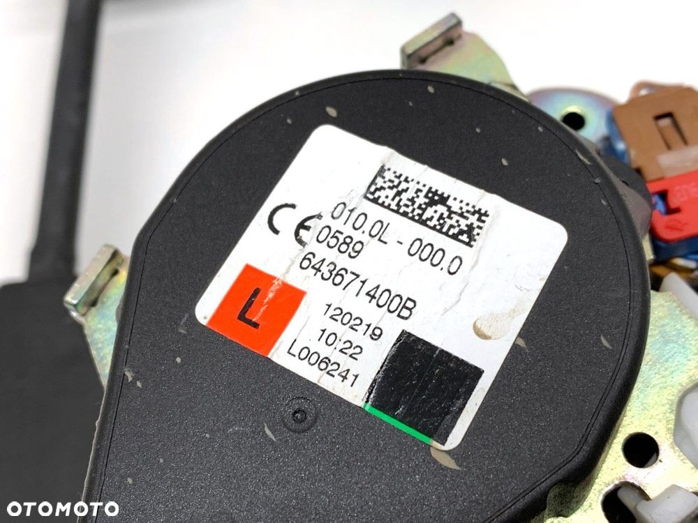 PAS BEZPIECZEŃSTWA LEWY PRZÓD  RENAULT MEGANE IV sedan 2016 - 2022 1.3 TCe 140 (LVNB) 103 kW [140 - 4