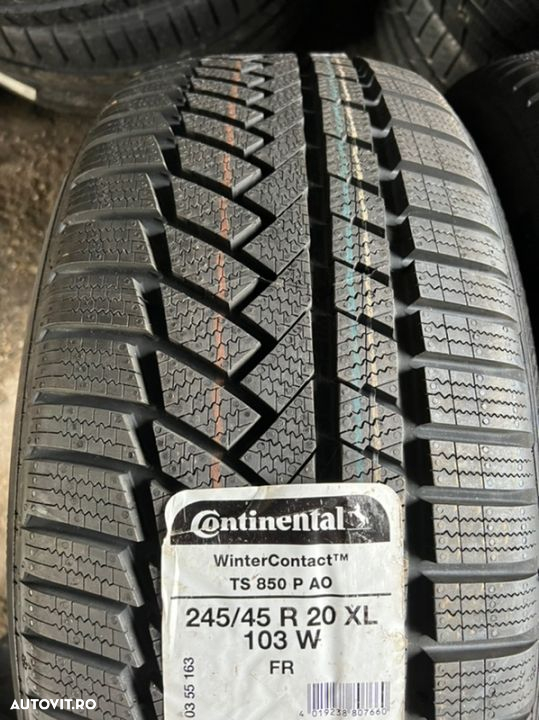 vând 2 anvelope 245/45/20 continental de iarnă noi - 3