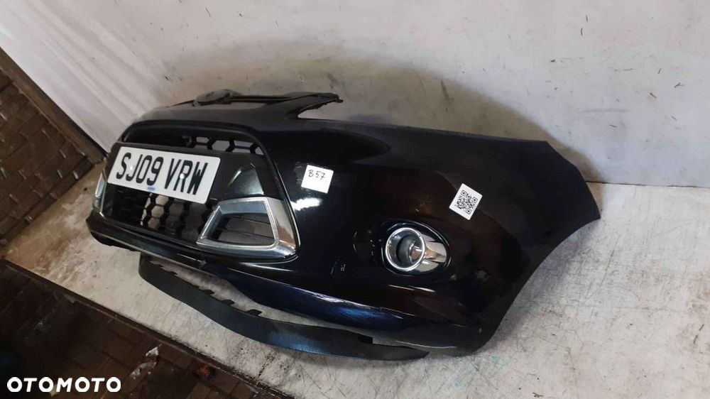 ^ ZDERZAK PRZÓD PRZEDNI DO FORD FIESTA MK7 VII ST RS TITANUM CZARNY D9 HALOGENY - 3