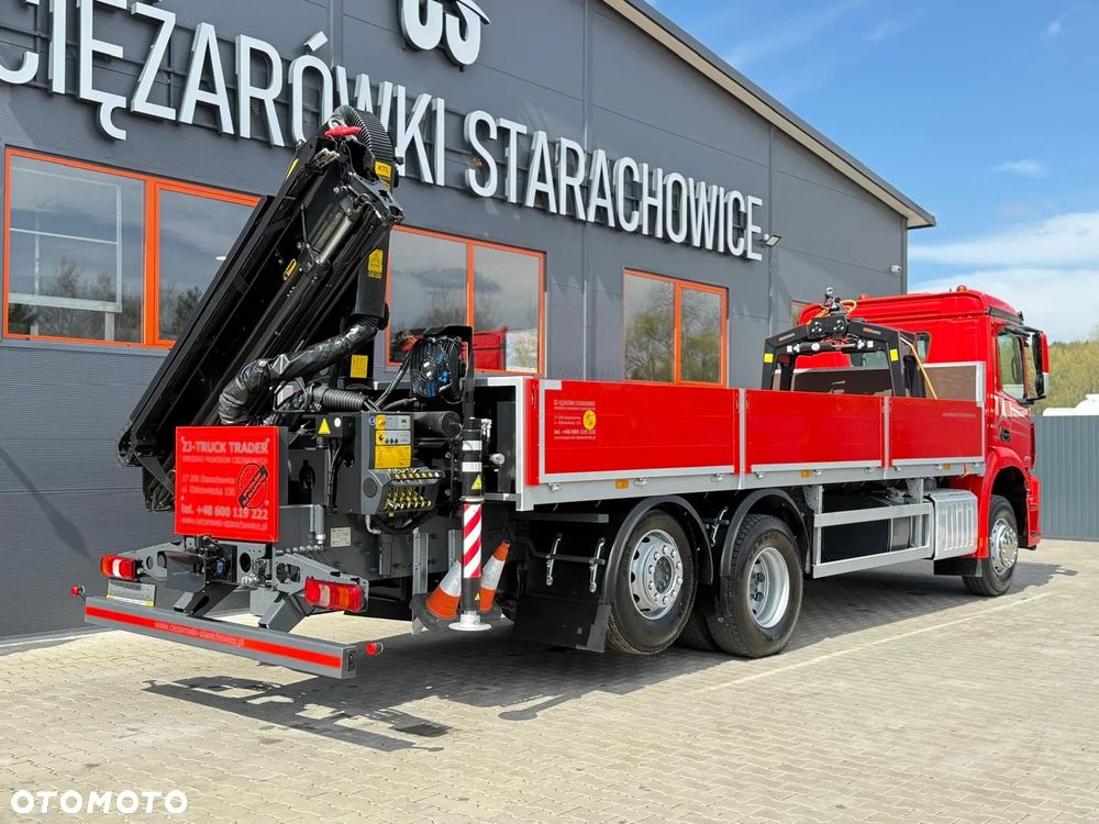 Mercedes-Benz Mercedes Arocs Actros 2532 / E6 / 6x2 / skrzynia + żuraw Palfinger / budowlanka HDS kran crane dzwig - 7